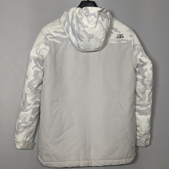 NEW ARCTIX boys Slalom Insulated Winter Jacket Large (14-16) camo cloud white - Picture 2 of 2